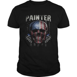 Painter Skullcap American Tatoo Shirt